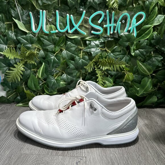 Nike Jordan ADG 4 \'White Pure Platinum\' Golf Shoe DM0103-105 VNDS Mens Size 12 main image 6